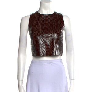 Brunello Cucinelli Leather  Top